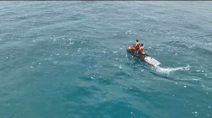 Foto: Ist. Tim SAR masih melakukan pencarian WNA asal China yang terseret arus di Pantai Nyang-Nyang, Pecatu.