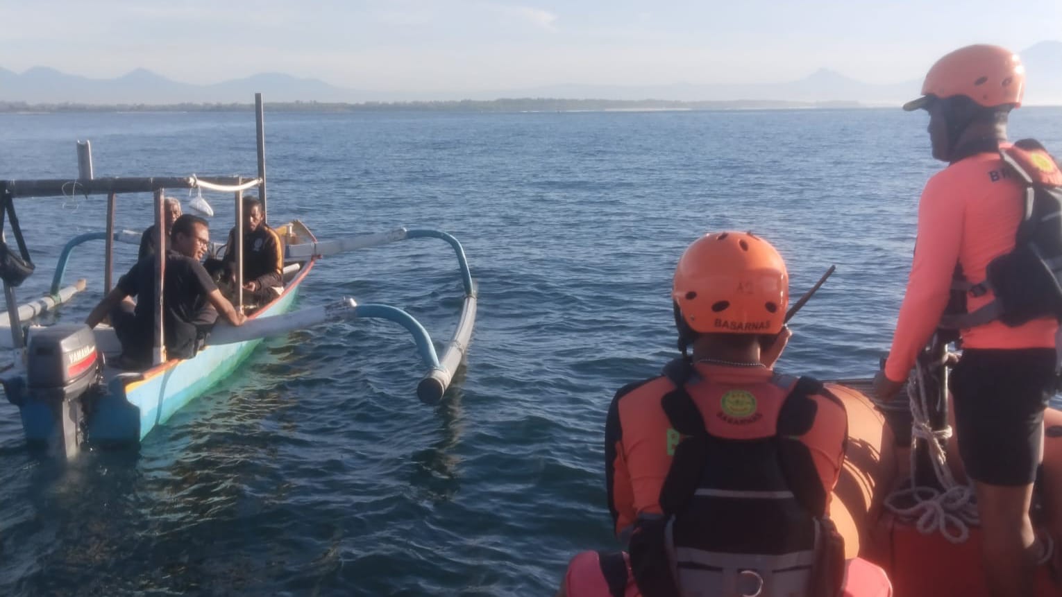 Foto/Ist Hilang: Tim SAR Gabungan masih  melakukan pencarian korban hilang di perairan Tanjung Benoa.