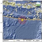 Foto:Ist Gempa: Gempa.yang mengguncang Selatan Bali diduga berpusat di koordinat 11,54° LS ; 115,77° BT, atau tepatnya berlokasi di laut pada jarak 310 Km arah Tenggara Kuta Selatan, Bali pada kedalaman 11 Km.
