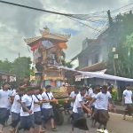 Foto/Ist Ngaben Massal: Puncak Ngaben Massal Desa Adat Pecatu yang disambut antusias krama..