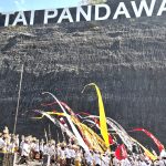 Foto/Ist Melasti: Foto-foto prosesi Melasti di Pantai Pandawa serangkain Karya Ngenteg Linggih dan Padudusan Agung di Pura Desa lan Bale Agung Desa Adat Kutuh.