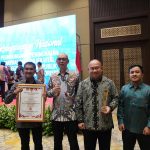 Photo Courtesy Security: The management of InJourney Tourism Development Corporation (ITDC) upon receiving the Level-1 Security Certification from the National Counter-Terrorism Agency (BNPT).