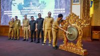 Foto/Ist Bupati Wayan Adi Arnawa didampingi Wabup Bagus Alit Sucipta saat membuka Musrenbang RKPD Semesta Berencana Kabupaten Badung Tahun 2027 di Ruang Pertemuan Kertha Gosana, Puspem Badung, Senin (30/3).  