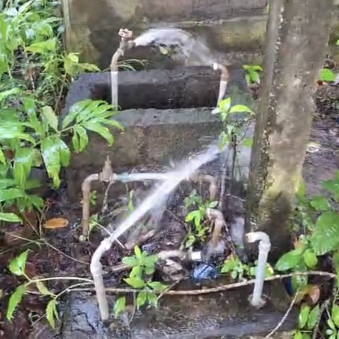 Foto: Istimewa Dicuri: Sejumlah meteran air milik warga Desa Kutuh dilaporkan hilang dicuri.