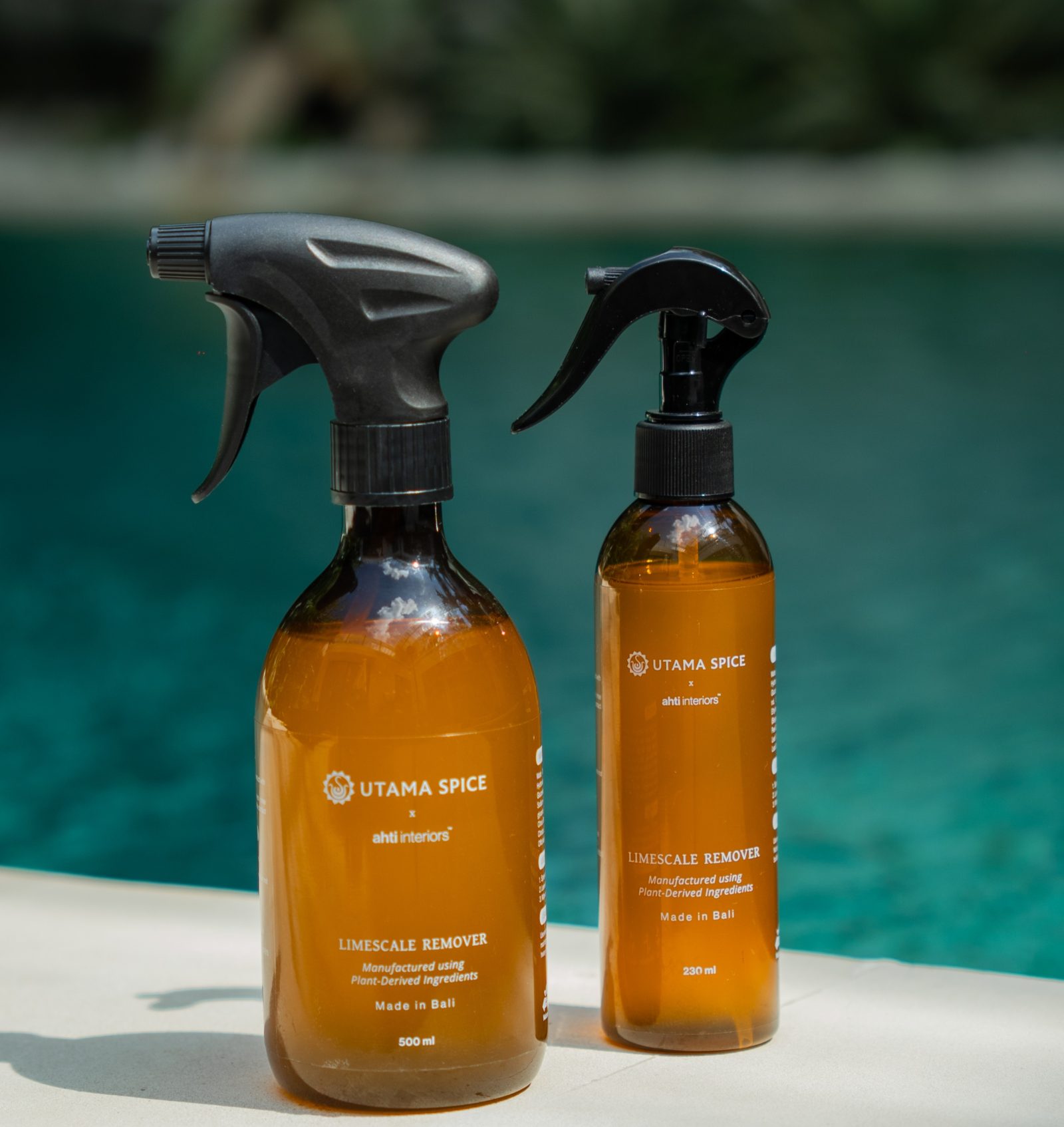 Photo Caption: Utama Spice: The collaboration between Bali-based wellness brand Utama Spice and premium bathroom design specialist Ahti Interiors has resulted in the launch of a plant-based bathroom cleaning product.