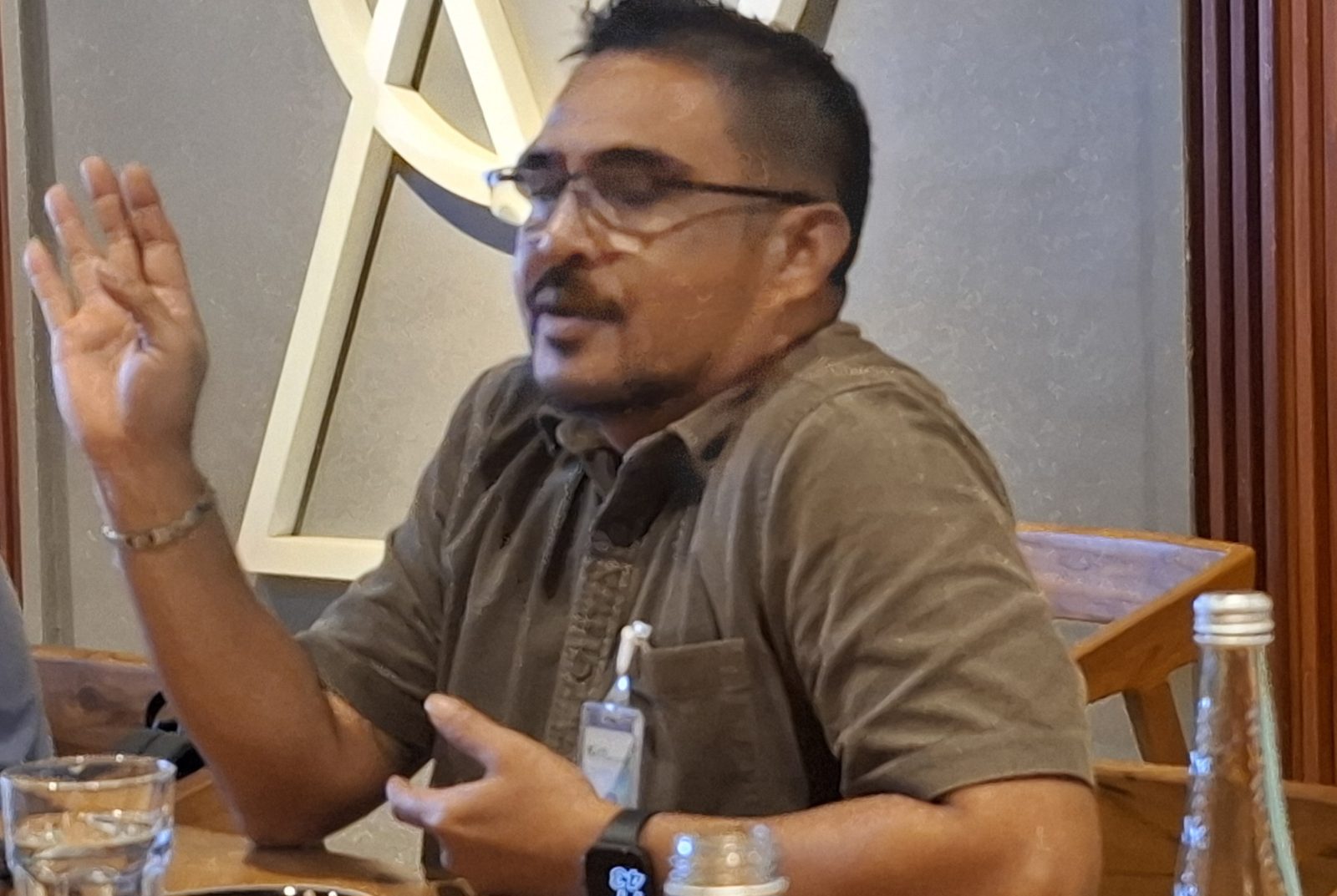 Photo Caption: Head of BPJS Ketenagakerjaan Denpasar Branch, Adventus Edison Souhuwat.