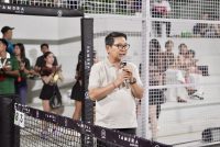 Foto Istimewa Bupati Adi Arnawa saat menghadiri langsung laga final Padel Island Tournament Series By Nak Badung yang digelar di Tamora Padel Club, Canggu, Minggu (5/7)