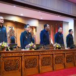Foto Istimewa Bupati Adi Arnawa menyampaikan penjelasan terhadap Ranperda tentang Pertanggungjawaban Pelaksanaan APBD Tahun Anggaran 2025 kepada DPRD Kabupaten Badung dalam rapat paripurna, di Ruang Sidang Utama Gosana, Gedung DPRD Badung, Senin, (6/7).