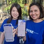 Foto Istimewa BTSE: Rieka Handayani (kanan) bersama Stephanie Kusnadi (kiri) saat memaparkan tentang kegiatan Built for You Bali serta keunggulan Kripto.